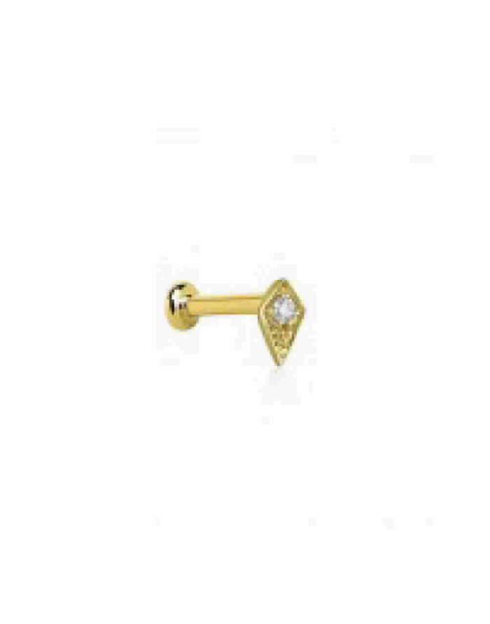 MINI ROMBO PIERCING ORO DIAMANTE - GB195OA.00