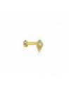 MINI ROMBO PIERCING ORO DIAMANTE - GB195OA.00