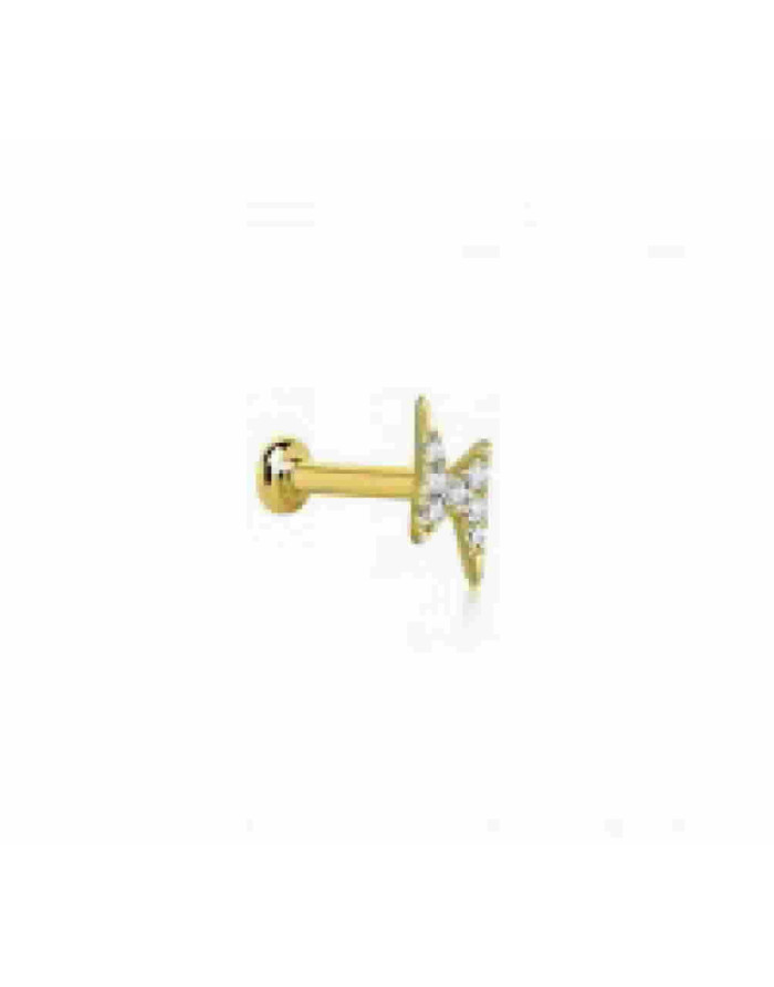 MINI RAYO PIERCING ORO DIAMANTES - GB199OA.00
